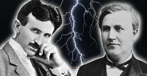 Edison vs Tesla. (Guerra de las corrientes.)