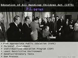 Education for All Handicapped Children Act (EAHCA) (P.L. 94-142, Part B)
