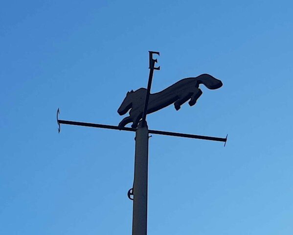 Replica de la veleta de caballito