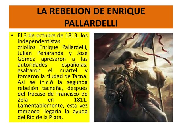 Rebelión de Enrique Pallardelie