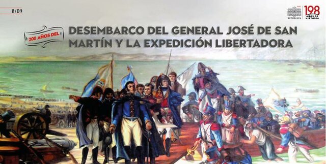General José de San Martin desembarcó en Paracas