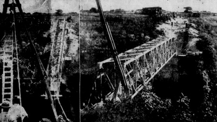 Steel Bridge Launched at the Belle