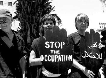 Protesta contra la ocupacion