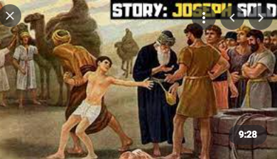 Joseph sold into slavery by his brothers