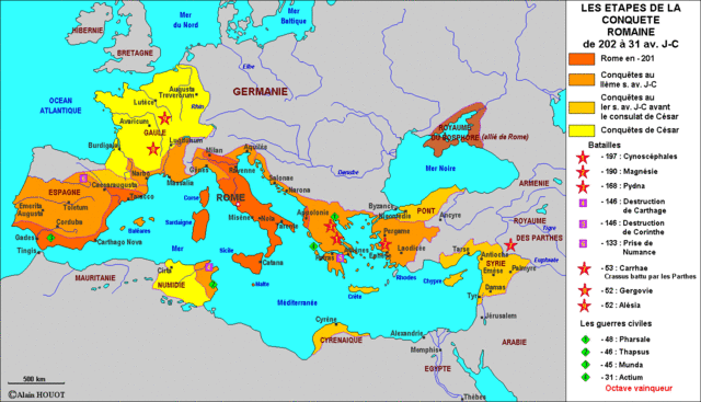 Hannibal vaincu à la bataille de Zama lors de la 2ème guerre punique