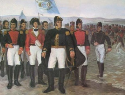 San Martín forma su ejercito libertador