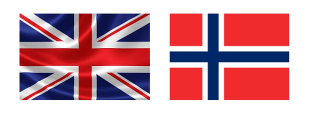 Inglaterra y Noruega se unen.