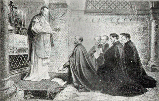 Ignatius and followers take their First Vows