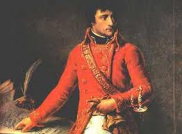 Napoleon Bonaparte named "First Consul" now the effective dictator.
