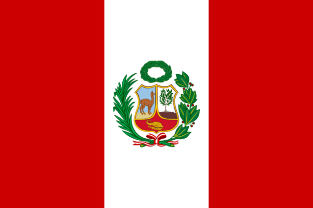 Establecimiento de la primera bandera y escudo del Perú