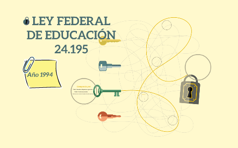ley federal de educación