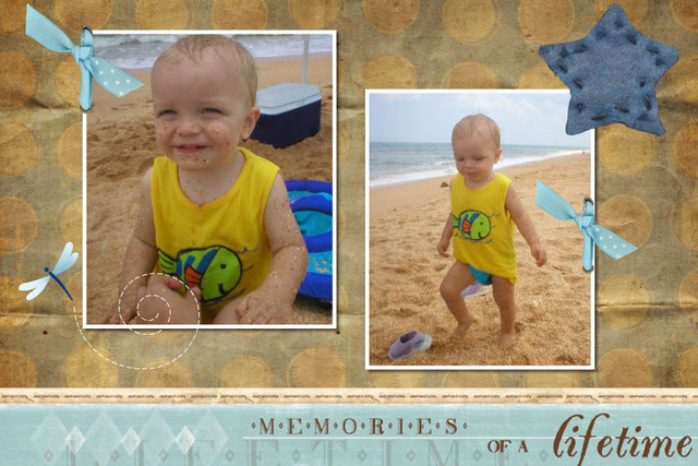 Here is  me  at the  beach.