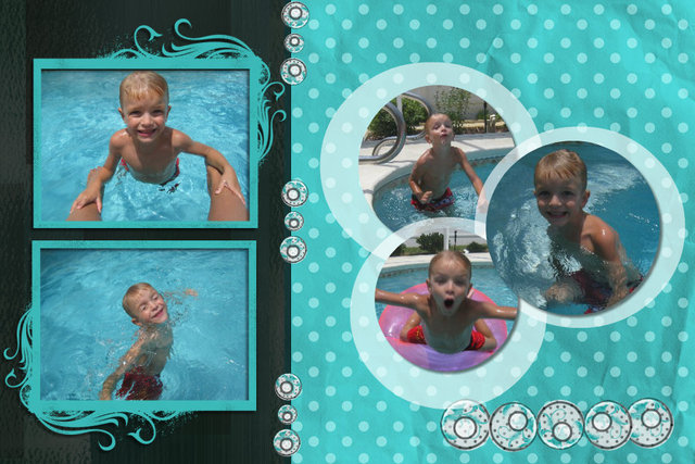 I learned   how to swim.