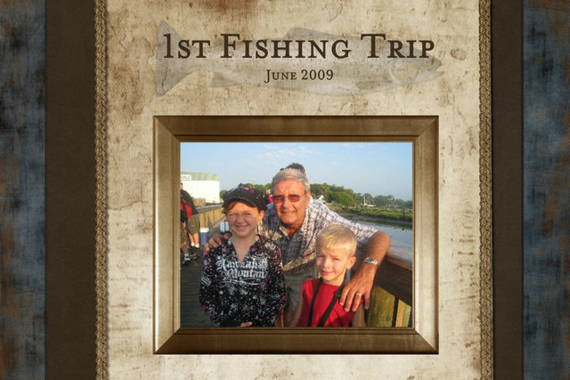 I  went  fishing  with  my Papa.