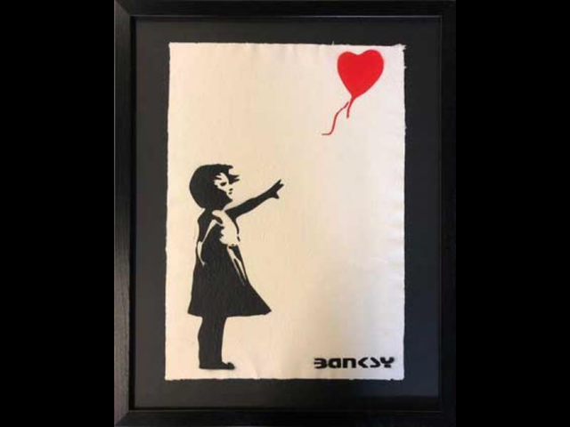 Banksy  girl with balloon