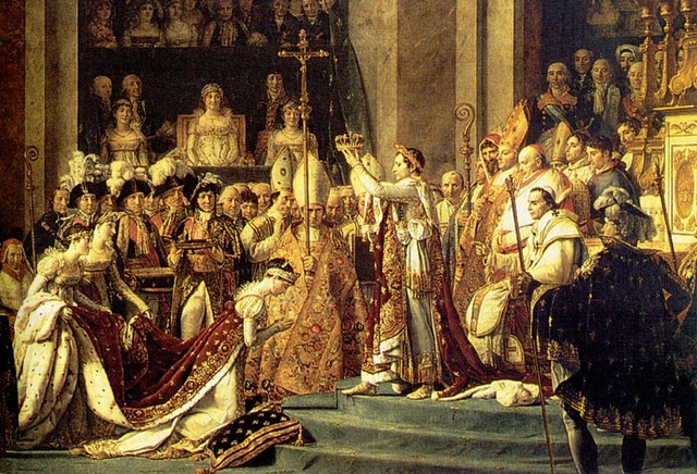 Napolean consecrated as Emperor