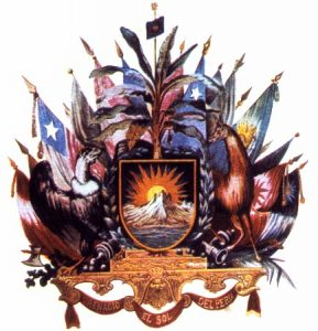 Establecimiento de la primera bandera y escudo del Perú (1820)