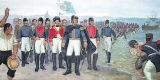 Llegada de Don José de san Martin al Perú