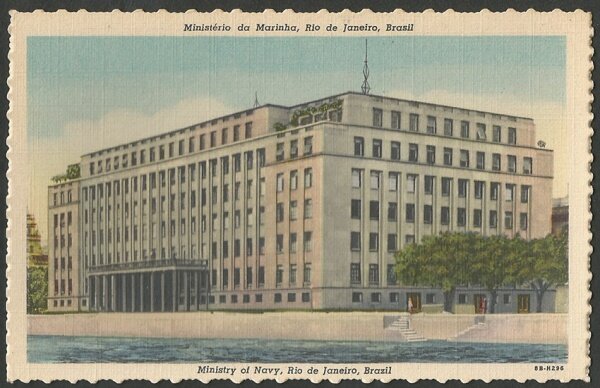 RJ- Criação Ministério Da Marinha