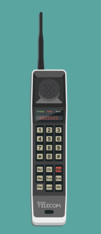 The First Ever Portable Mobile Phone