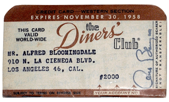 La primera tarjeta de crédito