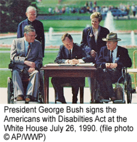 Signing of the ADA