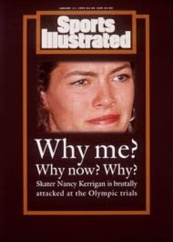 Nancy Kerrigan Clubbed in the Knee Before Olympics