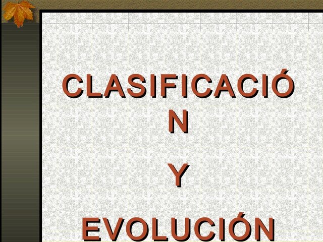 evolución de la clasificación de los seres vivos