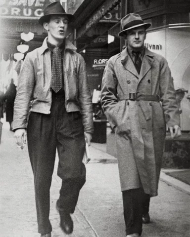 1930 "Superman" silhouette Men Suit