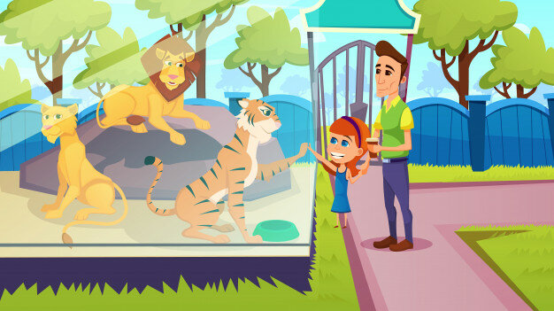 Primera visita al zoológico