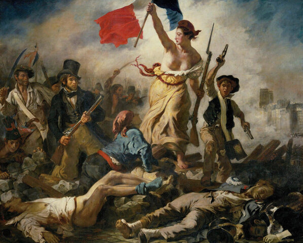 De Vrijheid leidt de mensen!