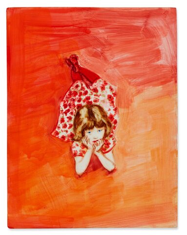 Elizabeth Peyton, Sara (1996), 23.4 x 18.4 cm, Sotheby’s - London, Oil, Board