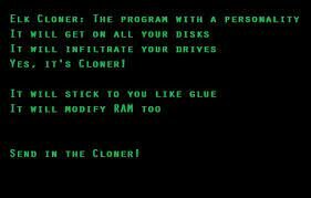 Elk Cloner, virus.