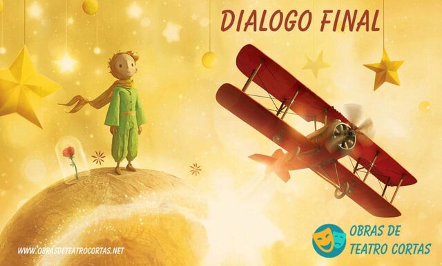 Todo culmina con el principito falleciendo gracias a la mordedura de una serpiente