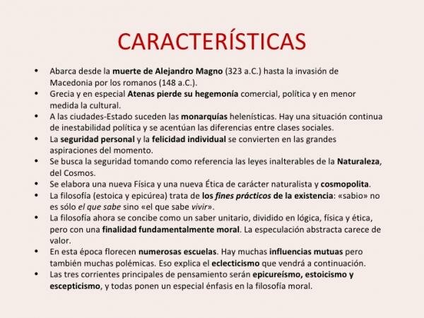 FILOSOFÍA HELENÍSTICA