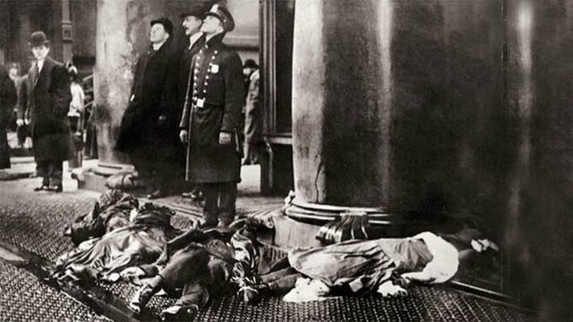 Incendio en la fábrica Cotton, de Nueva York, Estados Unidos,