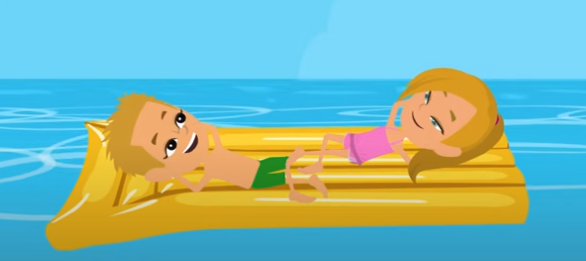 float on inflatable mattress