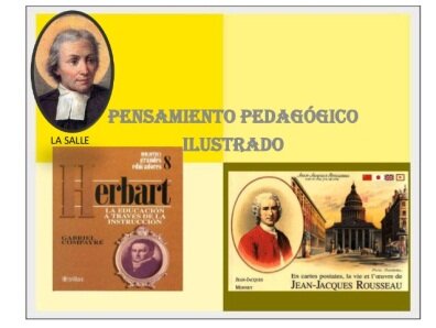 U1.  Nace el pensamiento pedagógico ilustrado.