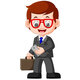 79609179 cute businessman cartoon