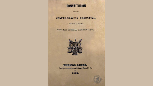 Sanción de la Constitución Nacional de 1853