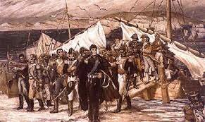 la Expedición Libertadora, al mando de San Martín, desembarca en Pisco