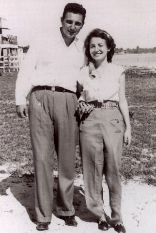 Mirta and Fidel are Betrothed