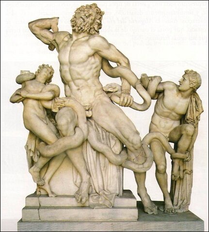 Laocoonte y sus hijos