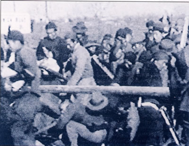 Citizens flee to Safety Zone