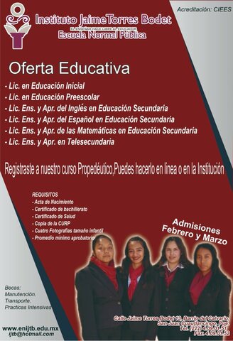 Se abre la licenciatura en telesecundaria en las escuelas normales.