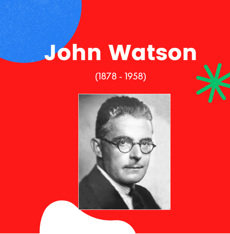 John Broadus Watson (1878 - 1958) Conductismo