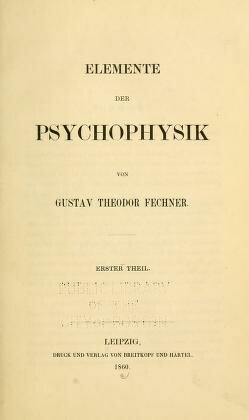 Fechner continua la obra de Weber