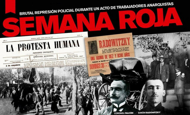 Sanción del festejo por la Revolucion. Tambien estuvo la semana roja.