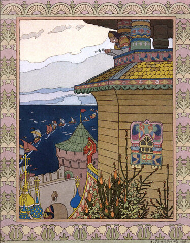 Начало обучения Глеба язычеству