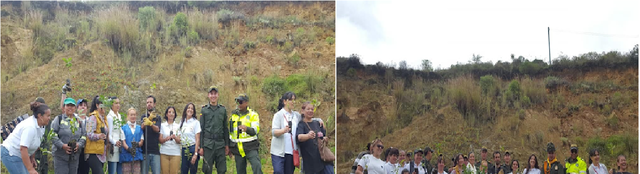 Siembra de 40 árboles en conmemoración del día de la Tierra